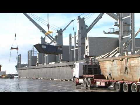 Trucks loading ships resized 600