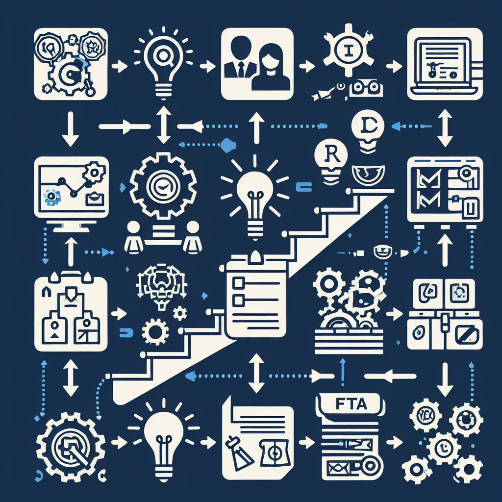 Depiction of Workflow chart of Product Development process